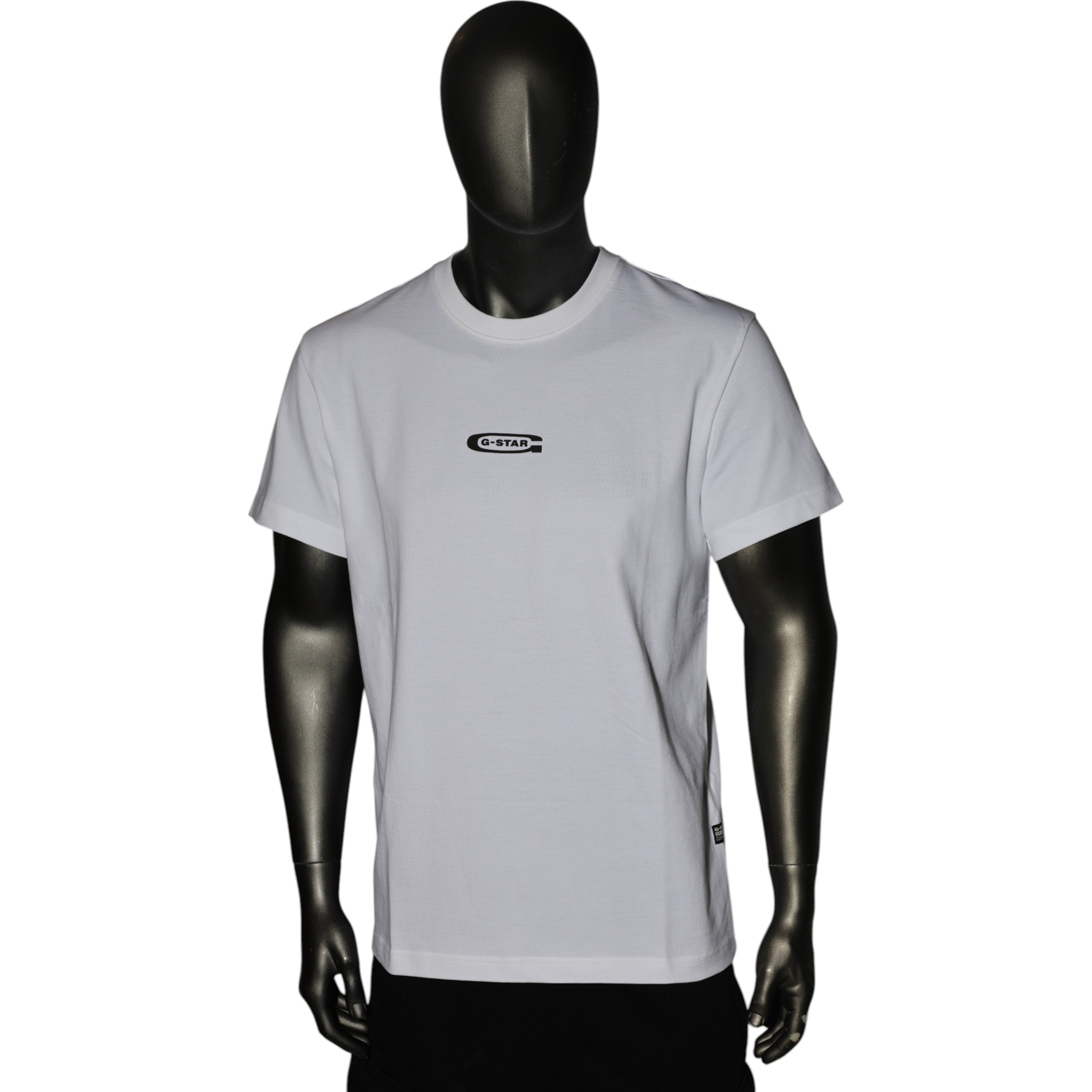 G-Star T-Shirt Photo Print White Green House